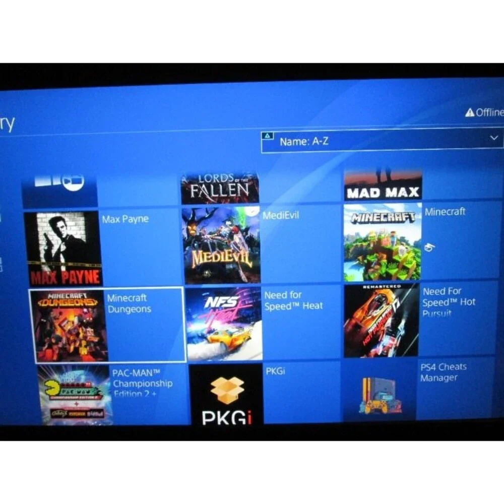 Ps4 Playstation 4 Gold Limited Edition With 60+Games Upgraded 1TB Fire Cuda